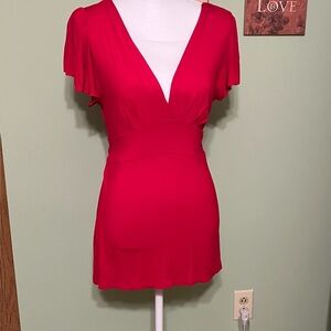 Wrapper - Red Christmas Top - Size XLarge